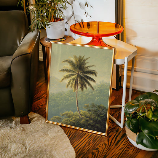 A Solitary Palm's Embrace