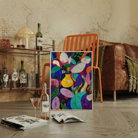 Yellow Vase Dances With Color