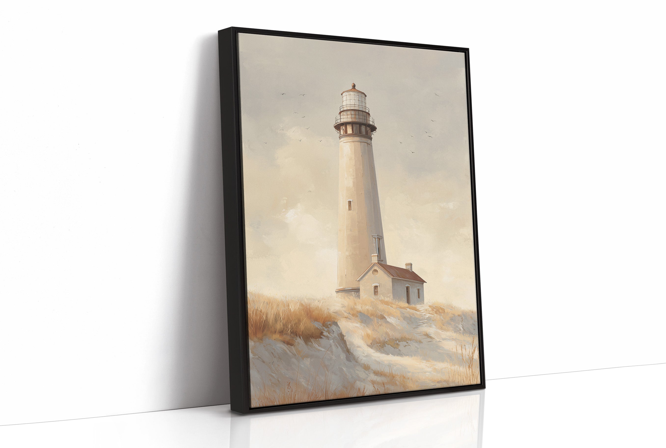 Coastal Beacon Awaits Evening Tide