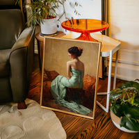 A Moment in Celadon Silk