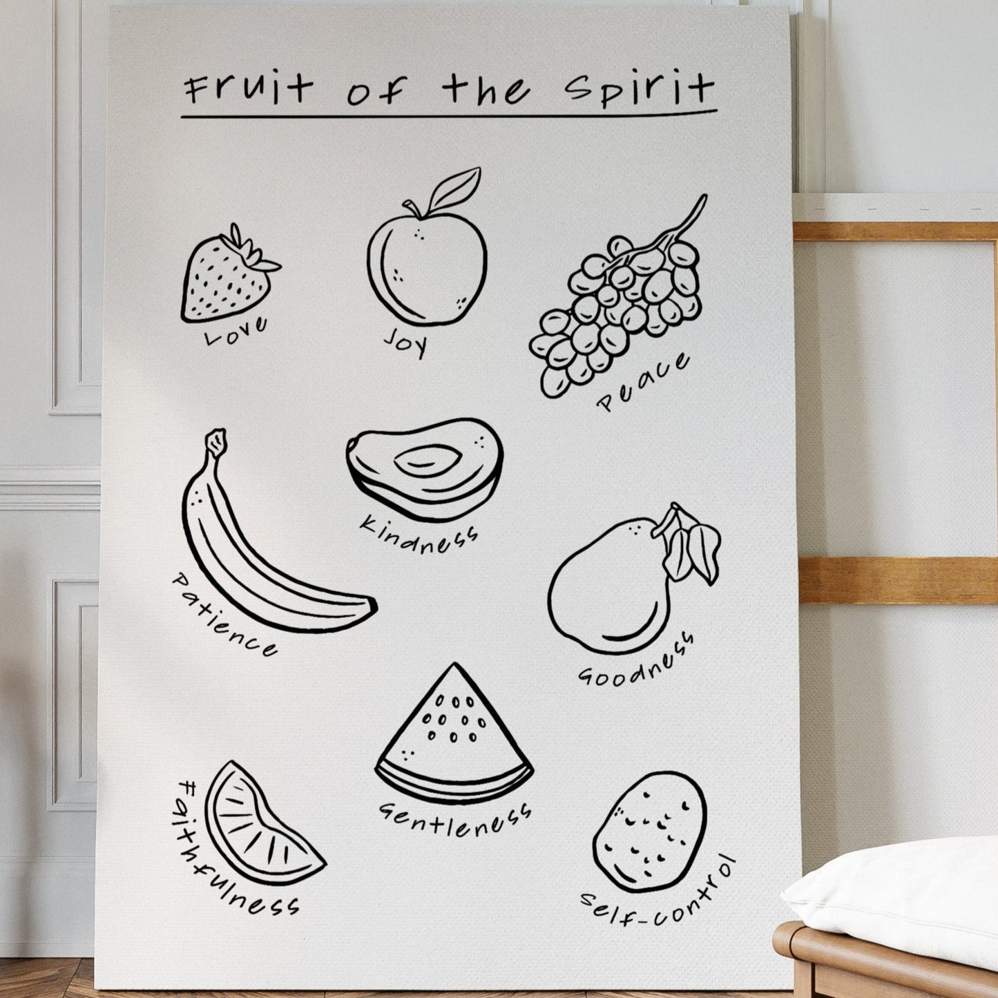 Sweet Virtues Grow In Simple Lines