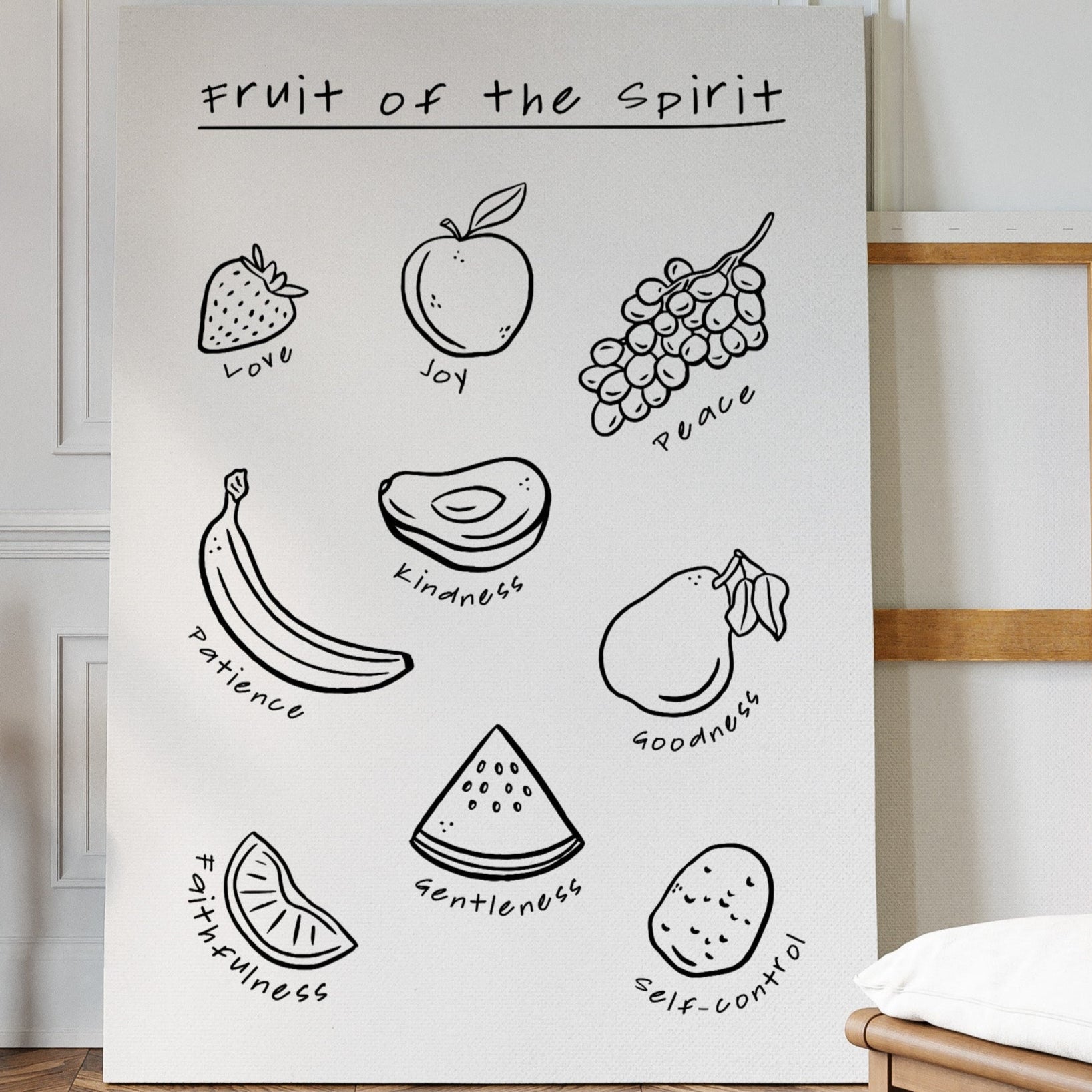 Sweet Virtues Grow In Simple Lines