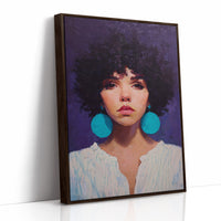 Turquoise Echoes In Violet