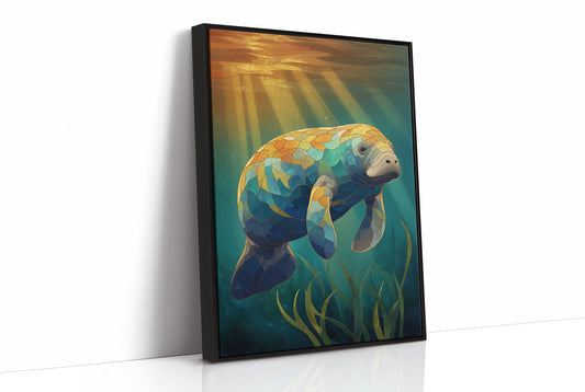 Gentle Giant In Sunlit Waters