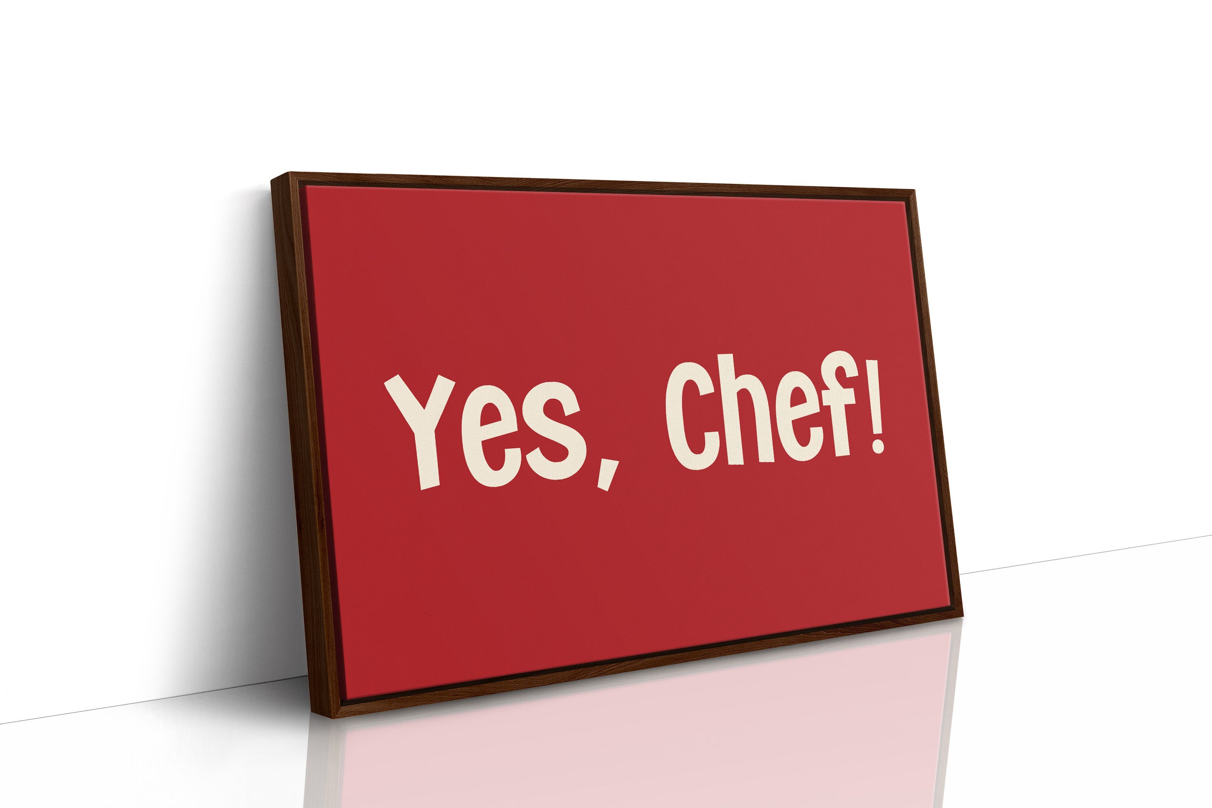 Yes, Chef Kitchen Print