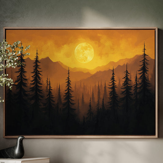Ancient Pines Watch Golden Moon