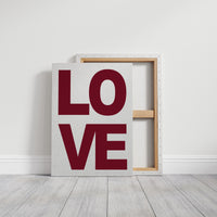 Love in Bold Block Type