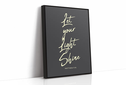 Luminous Words On Charcoal Canvas