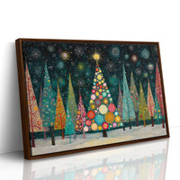 Winter Trees Catch Starlight's Song