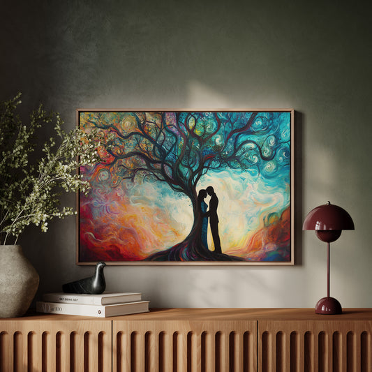 Ancient Tree Holds Love's Dance