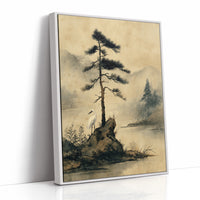 Lone Pine Guards Misty Waters