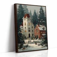 Snowfall Over the Old Chapel