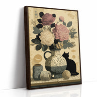 Peonies and Yarn