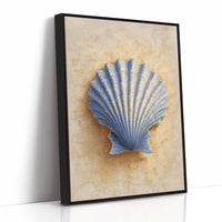 Coastal Memory In Blue Relief