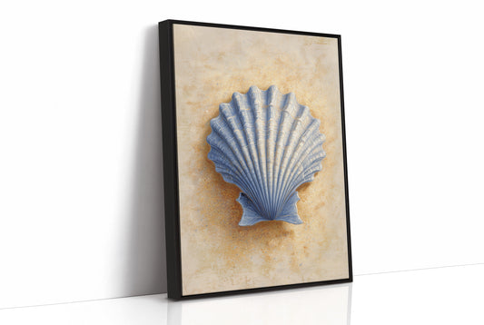 Coastal Memory In Blue Relief