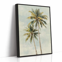 Coastal Whispers Against Mint Sky