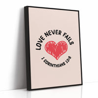 Love Never Fails Heart