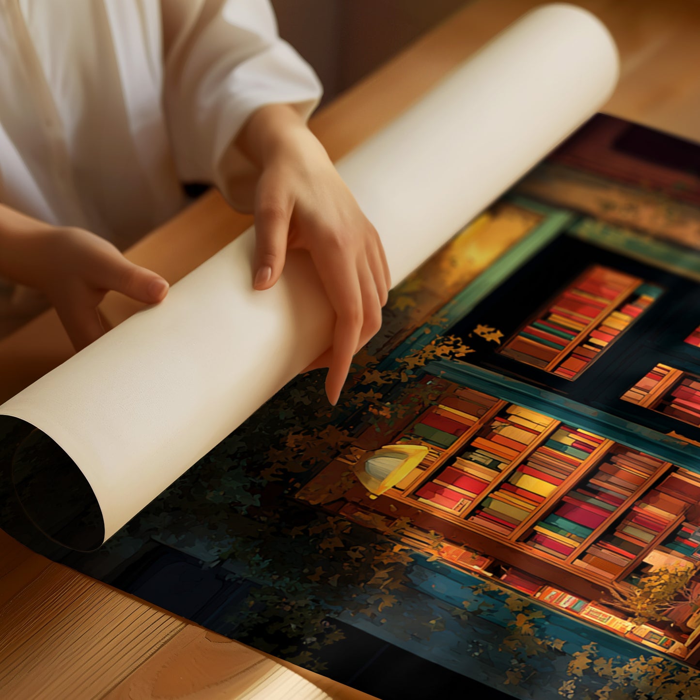 Pages Breathe in Quiet Light
