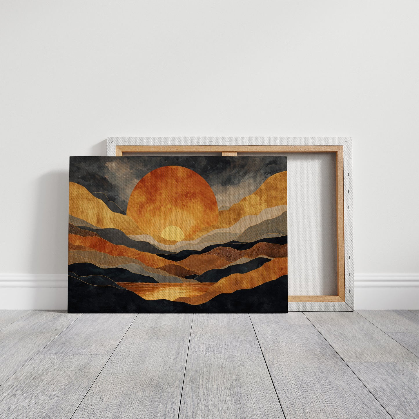 Mountains Hold The Copper Moon