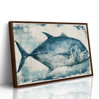 Blue Pompano, Textured Study