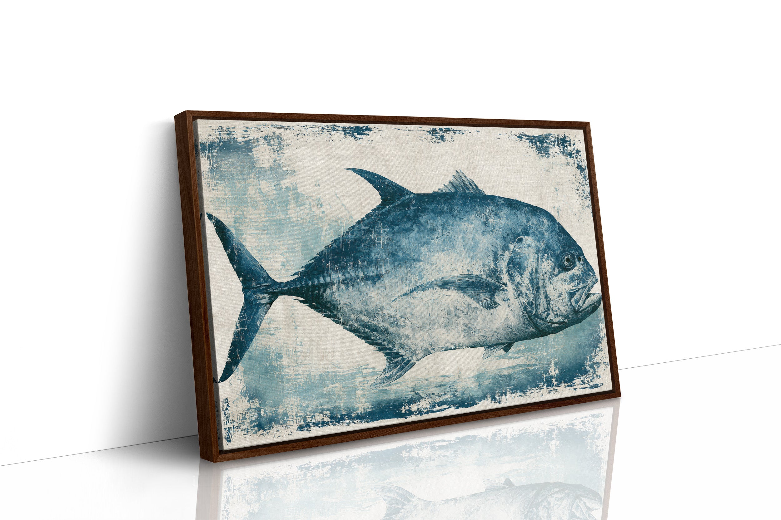 Blue Pompano, Textured Study