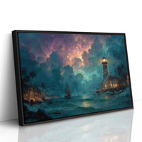 Lighthouse Beneath the Kraken's Sky