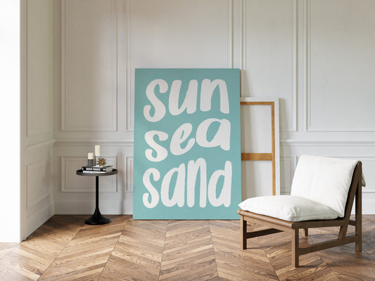 Beach Words Paint Summer Stories