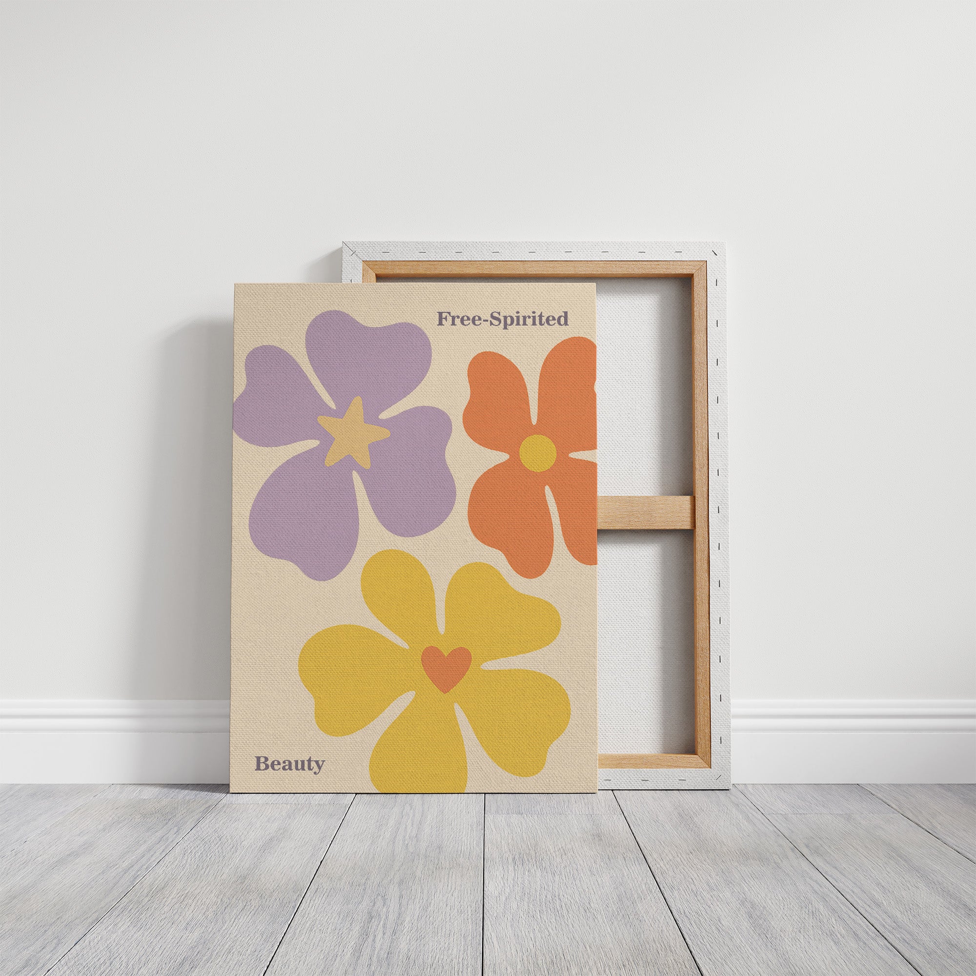 Blossoms of Joy: Retro Floral Symphony