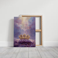 Heavenly Crown Amid Violet Skies