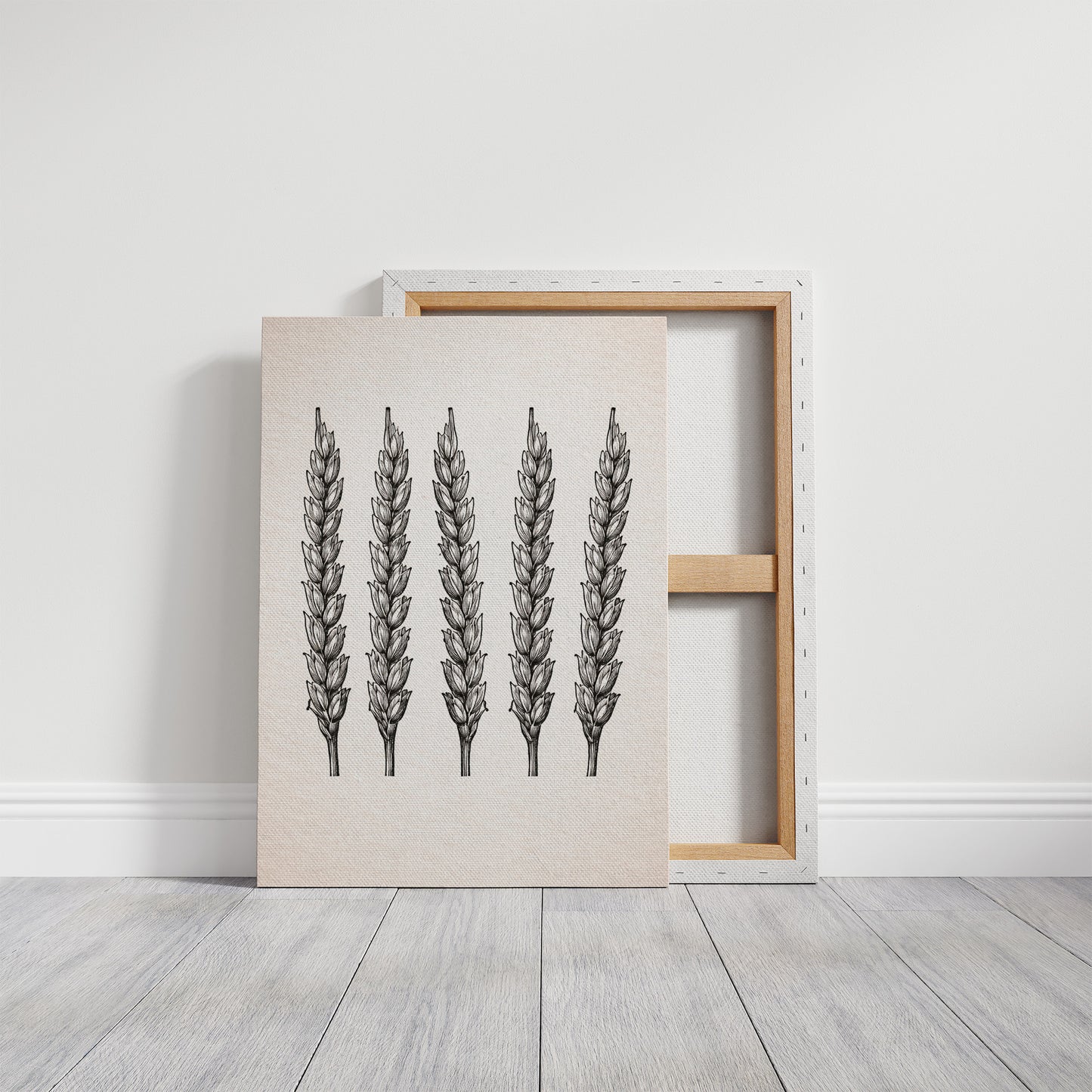 Wheat Stalks Stand in Silent Formation