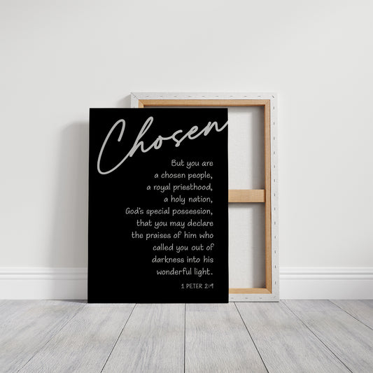 Chosen: 1 Peter 2:9 Scripture Art