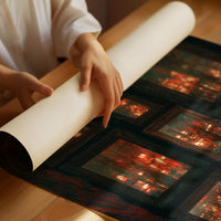 Infinite Candlelit Reflections