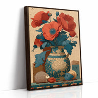 Poppies and Hedgehog