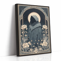 Moonlit Pilgrim Among Lotus Blossoms