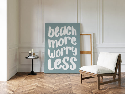Coastal Letters Paint Simple Freedom