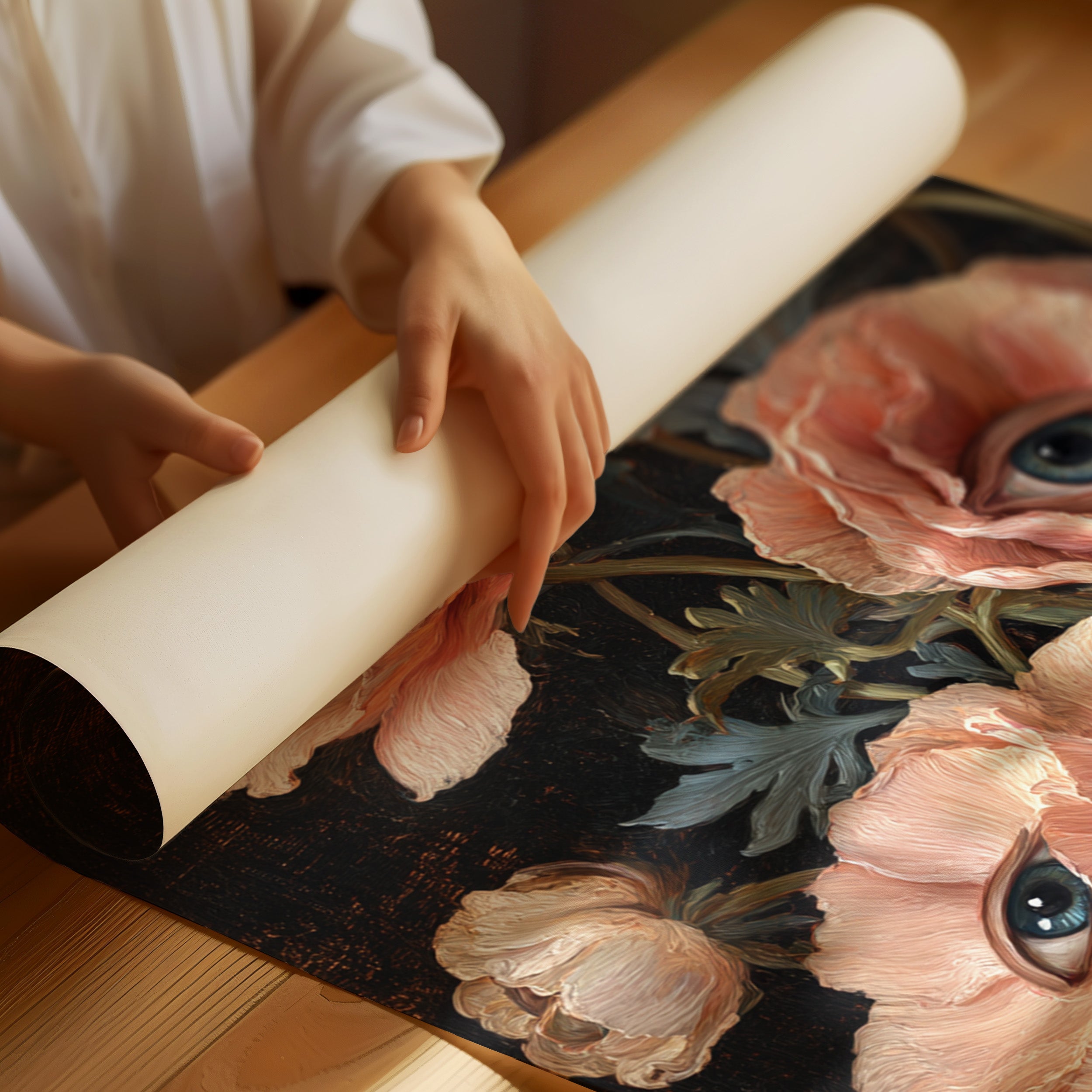 Petals That Watch the World