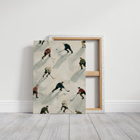 Vintage Ice Hockey Pattern
