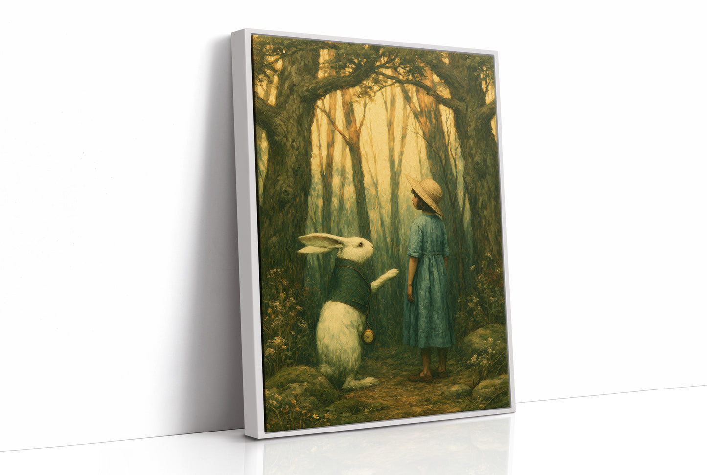 Girl Meets the White Rabbit