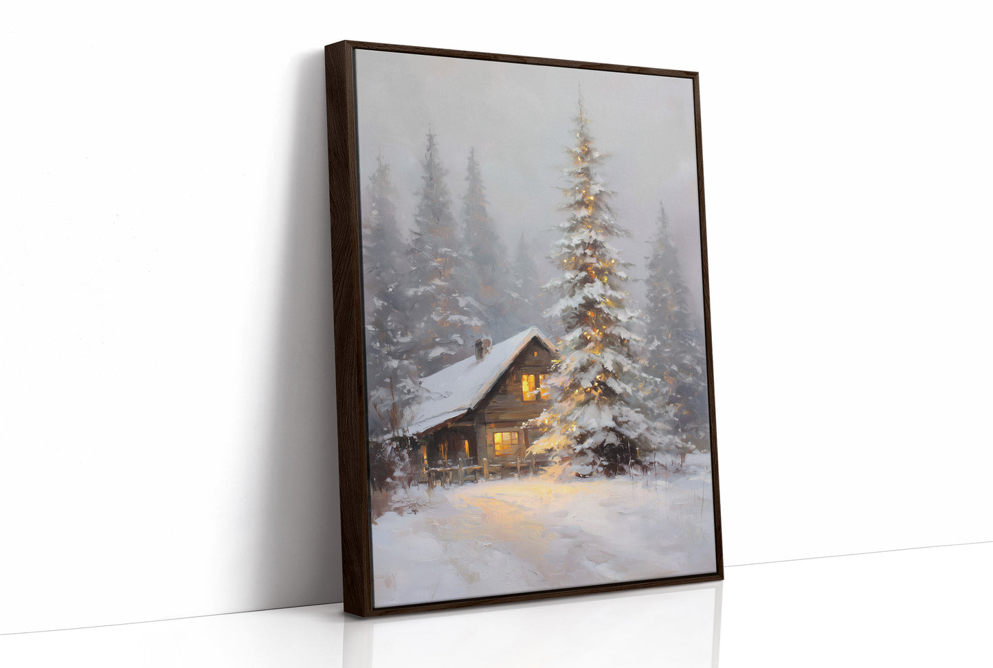 Lantern Light in Quiet Pines