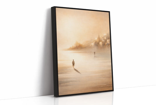 Ethereal Journey Through Amber Waters