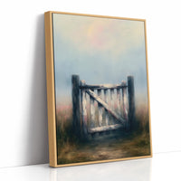 The Old Farm Gate at Dawn