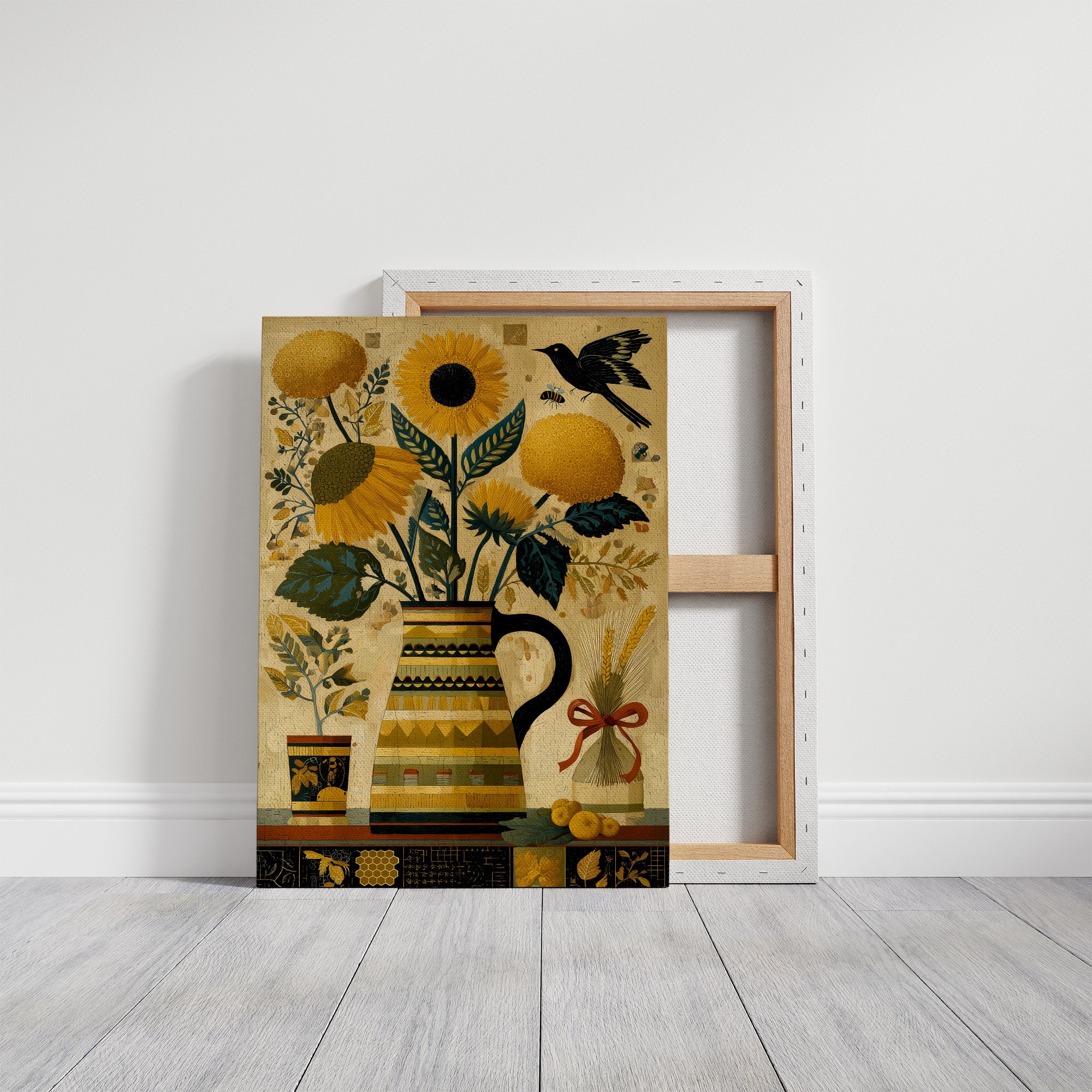 Sunflowers and Wheat