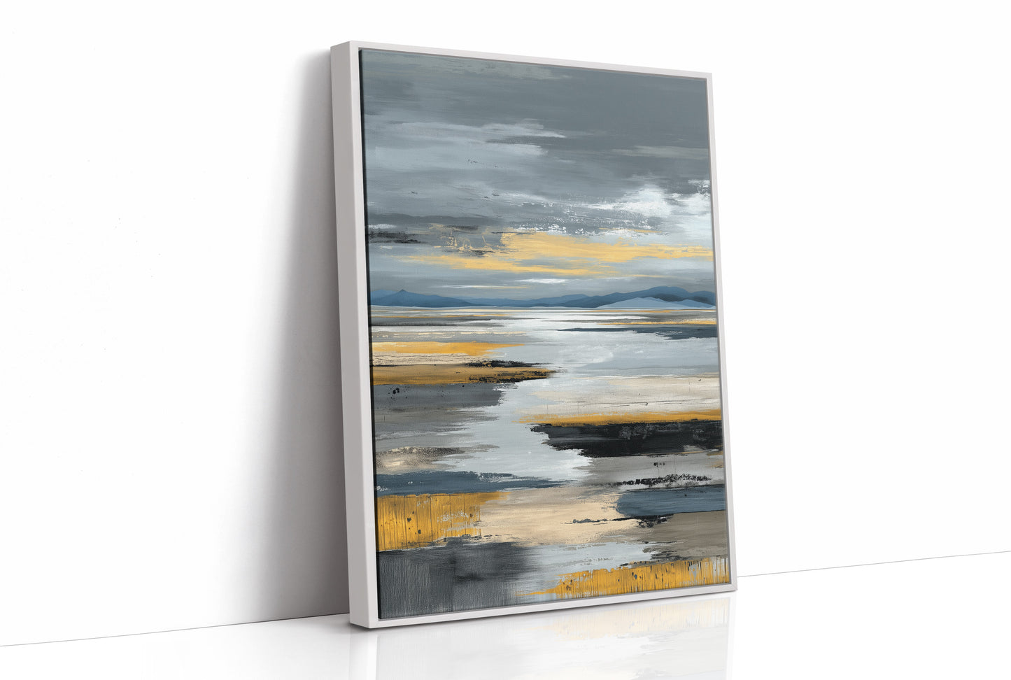 Coastal Mist Meets Golden Shore