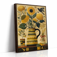 Sunflowers and Wheat