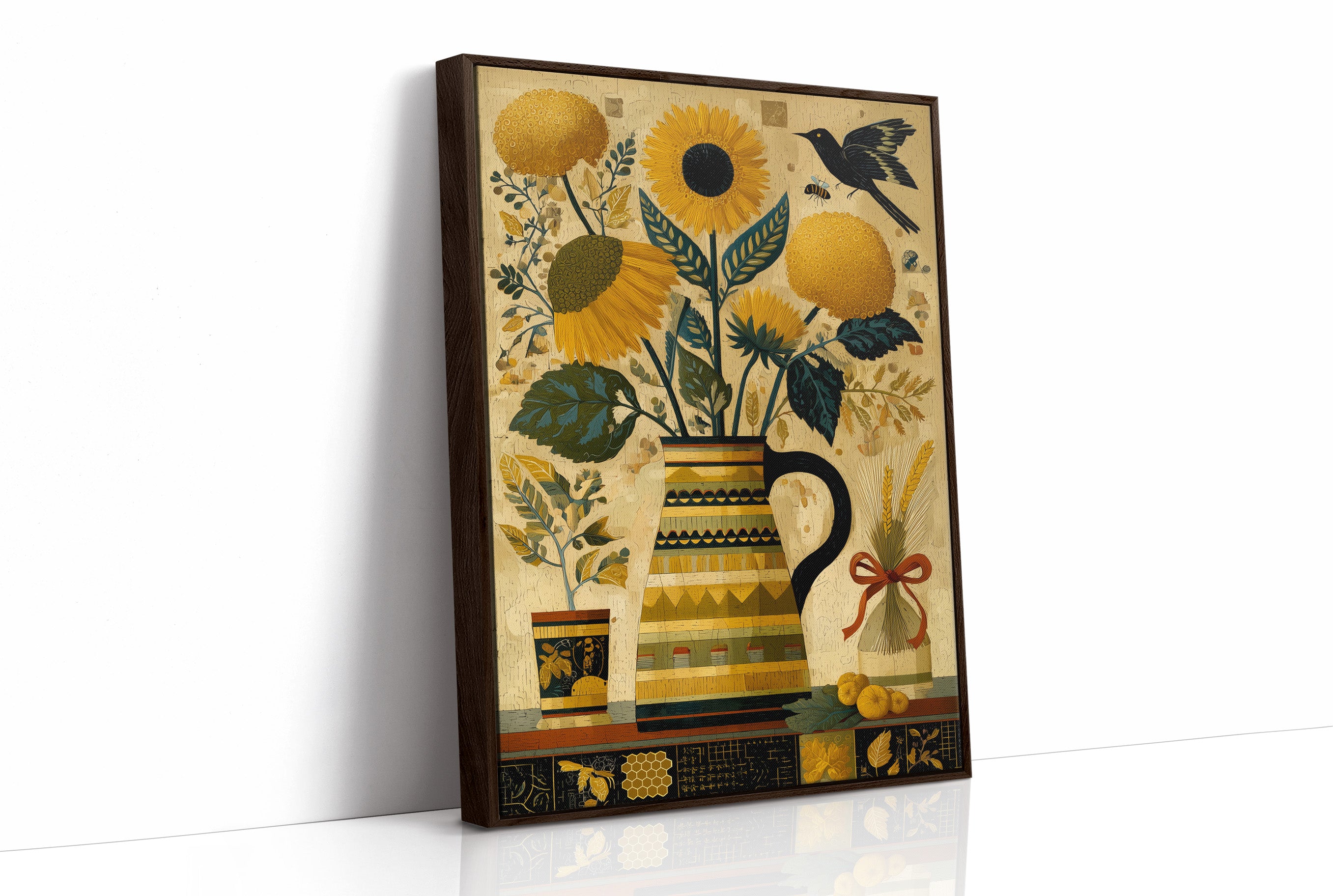 Sunflowers and Wheat