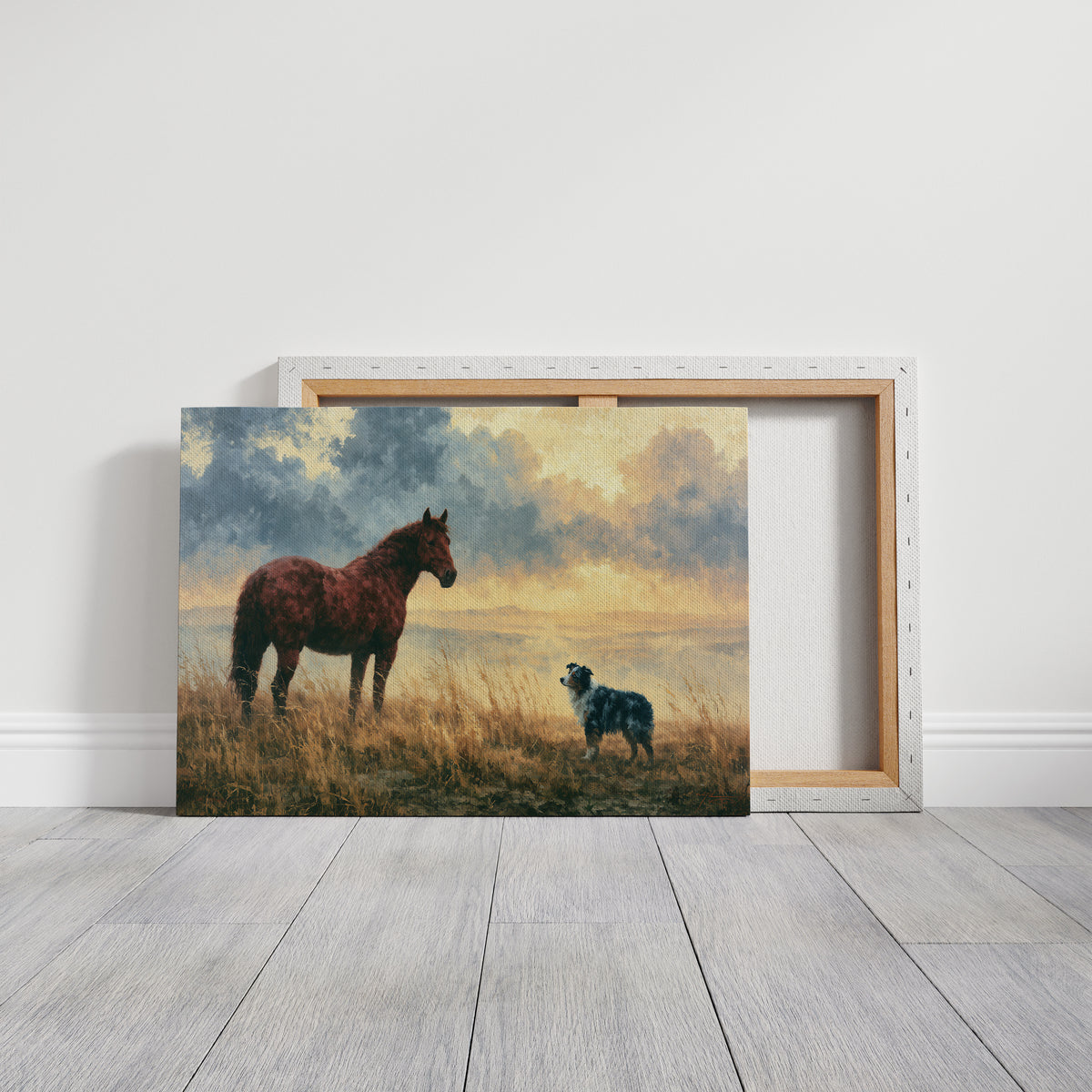 Bay Horse Meets the Shepherd