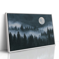 Full Moon Over The Pines