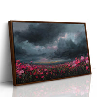 Storm Blooms Against Darkened Sky