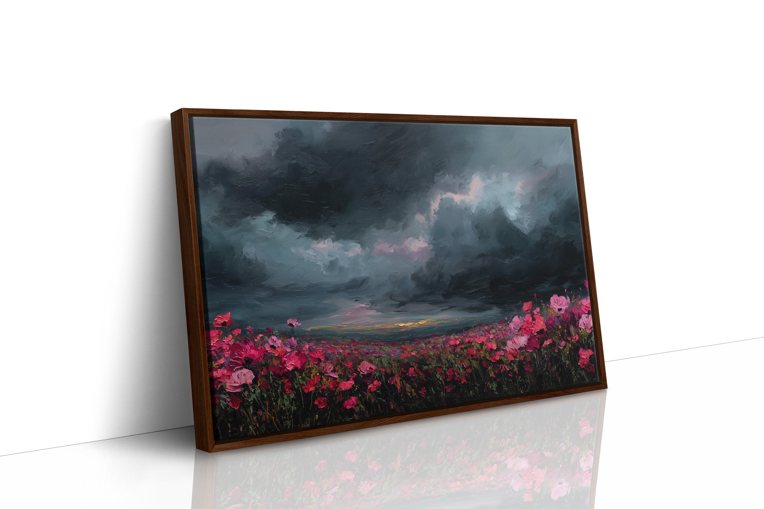 Storm Blooms Against Darkened Sky