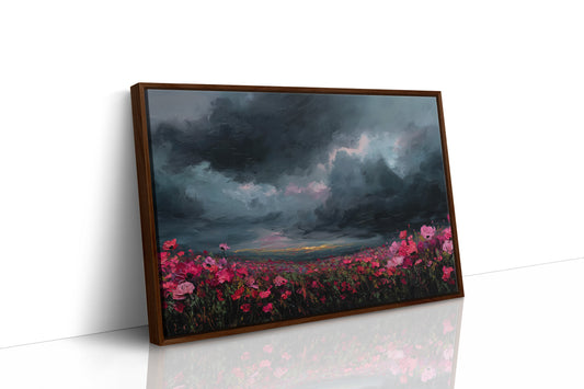 Storm Blooms Against Darkened Sky